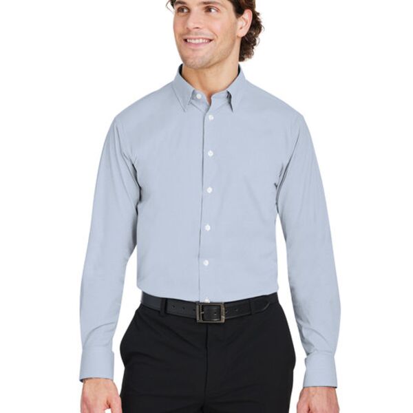CrownLux Performance® Men's Microstripe Shirt Thumbnail
