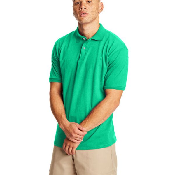 Adult EcoSmart® Jersey Knit Polo Thumbnail