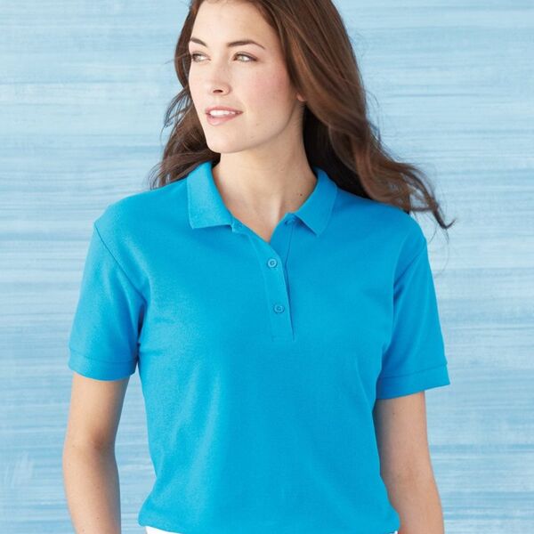 Premium Cotton® Women's Double Piqué Polo Thumbnail